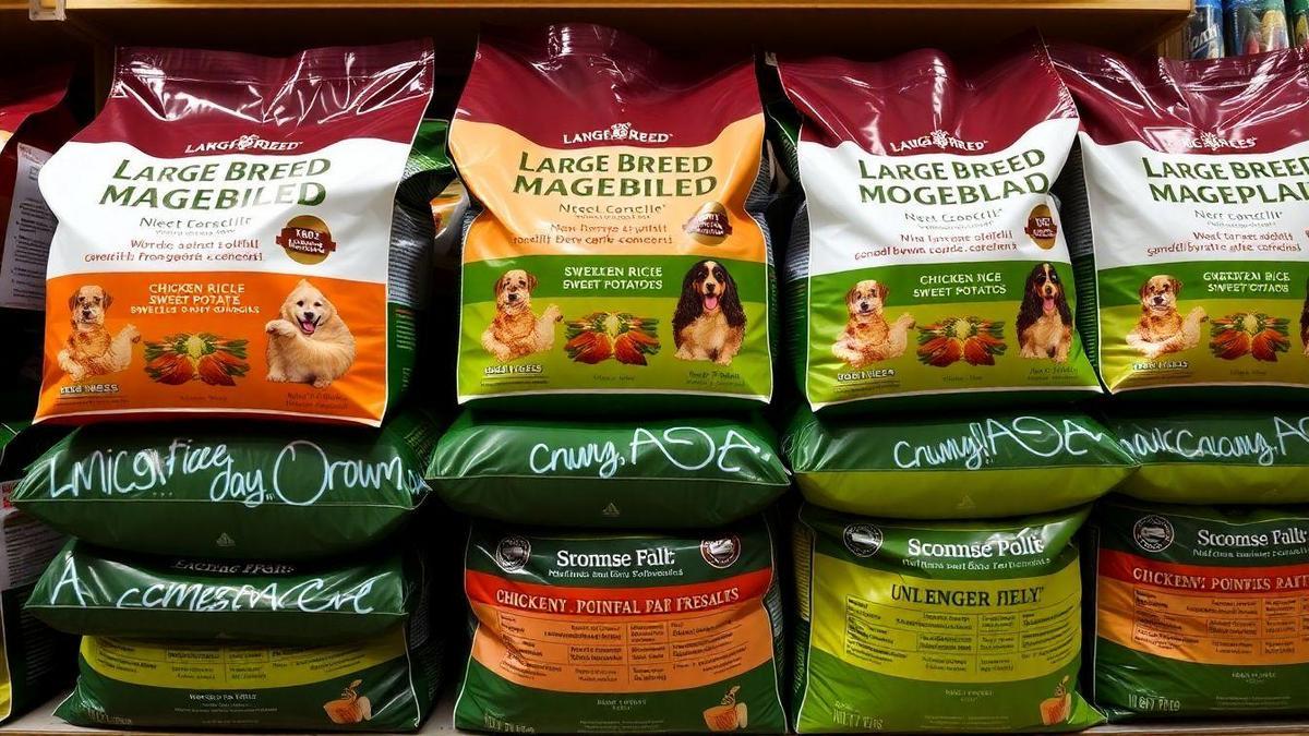 Common Ingredients in Large Breed Dog Food