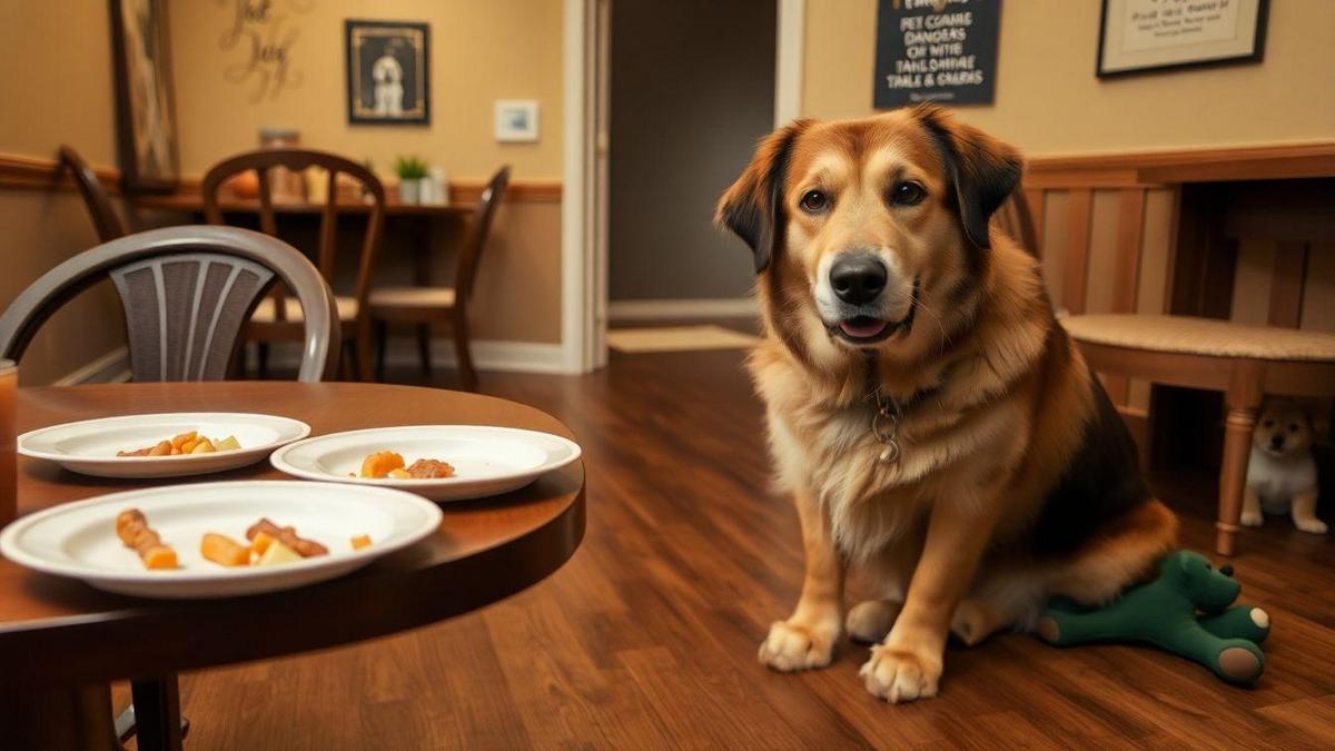 Dangers of Table Scraps for Large Dogs