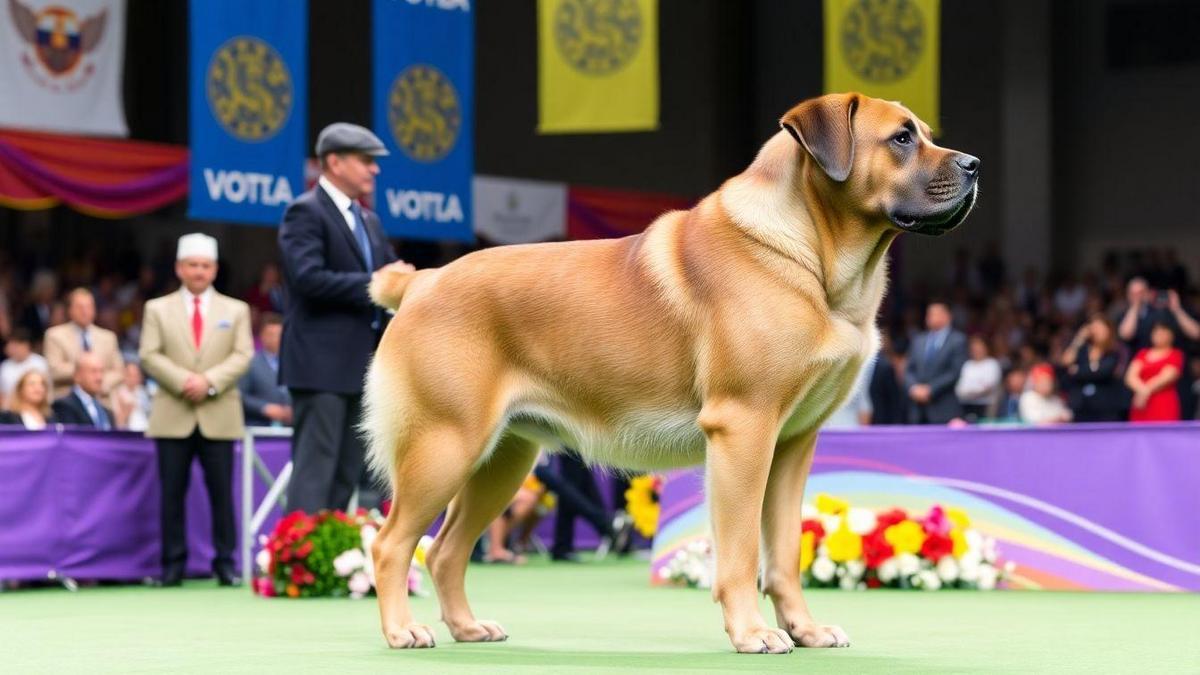 Large dog breeds in dog shows worldwide