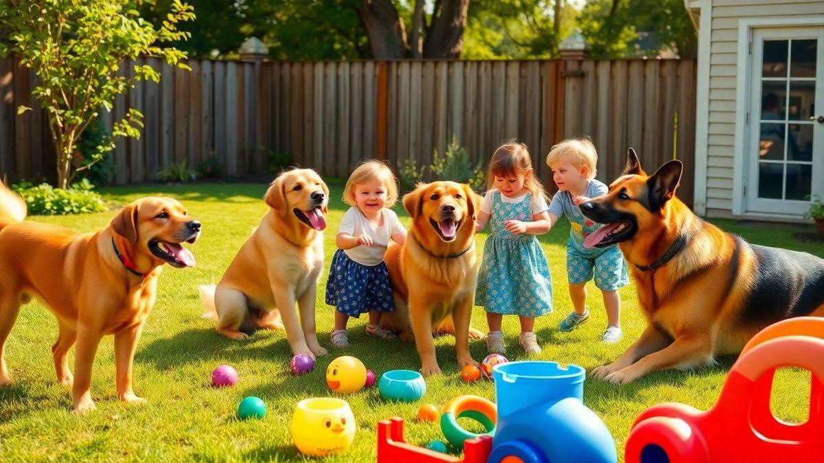 Large Dog Breeds Loved by Families Together