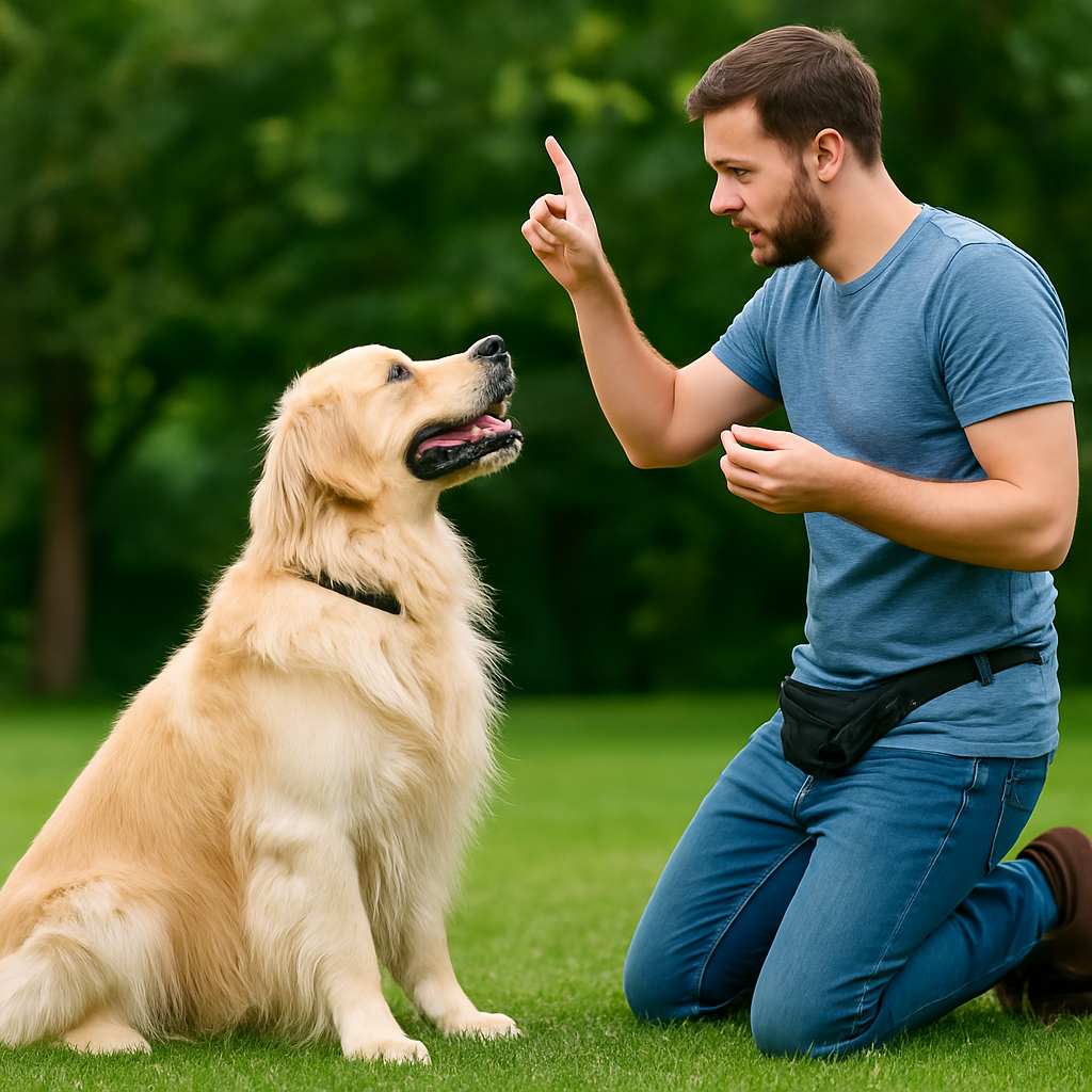 How to Teach Basic Commands to Large Dogs