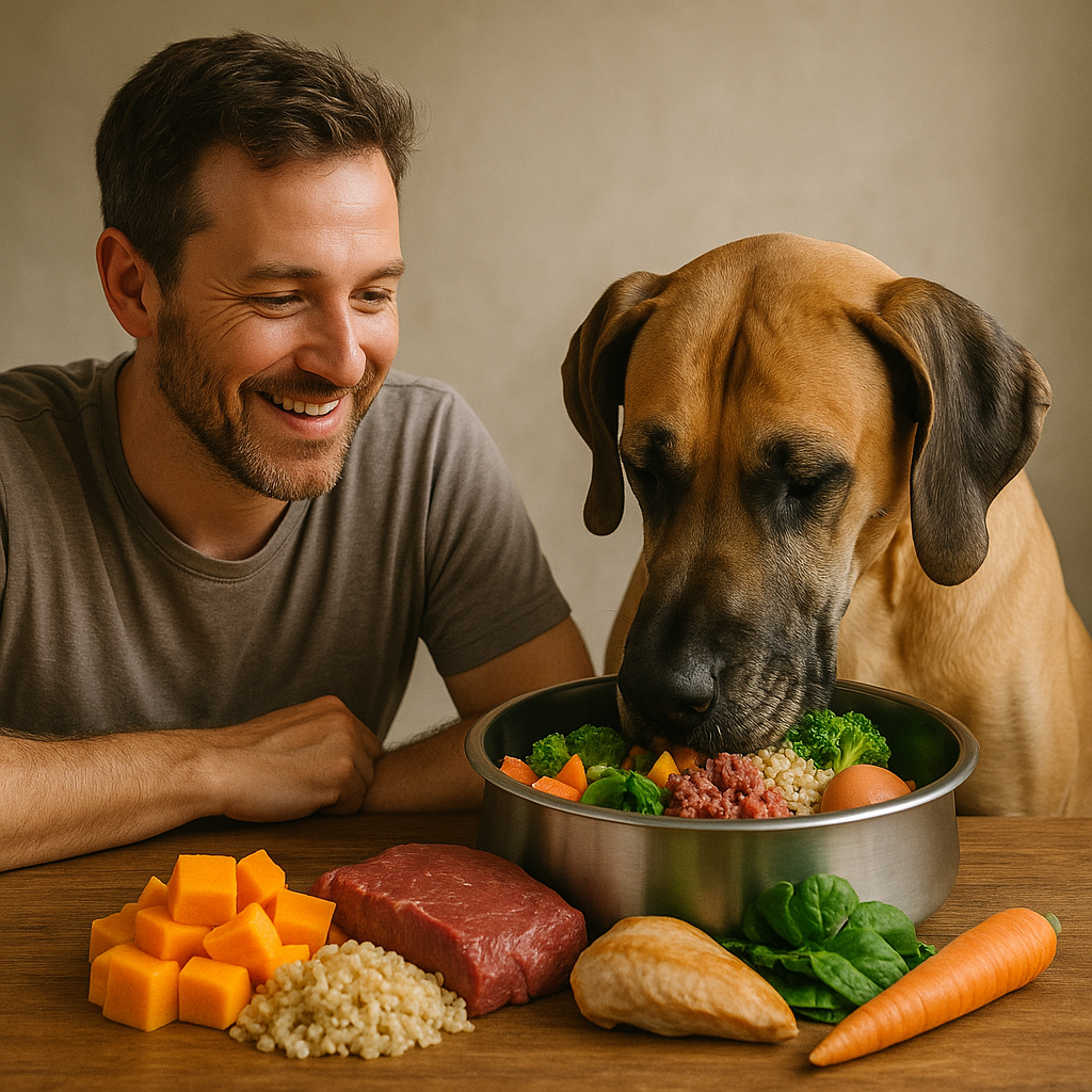 How to Create a Balanced Homemade Diet for Your Giant Dog