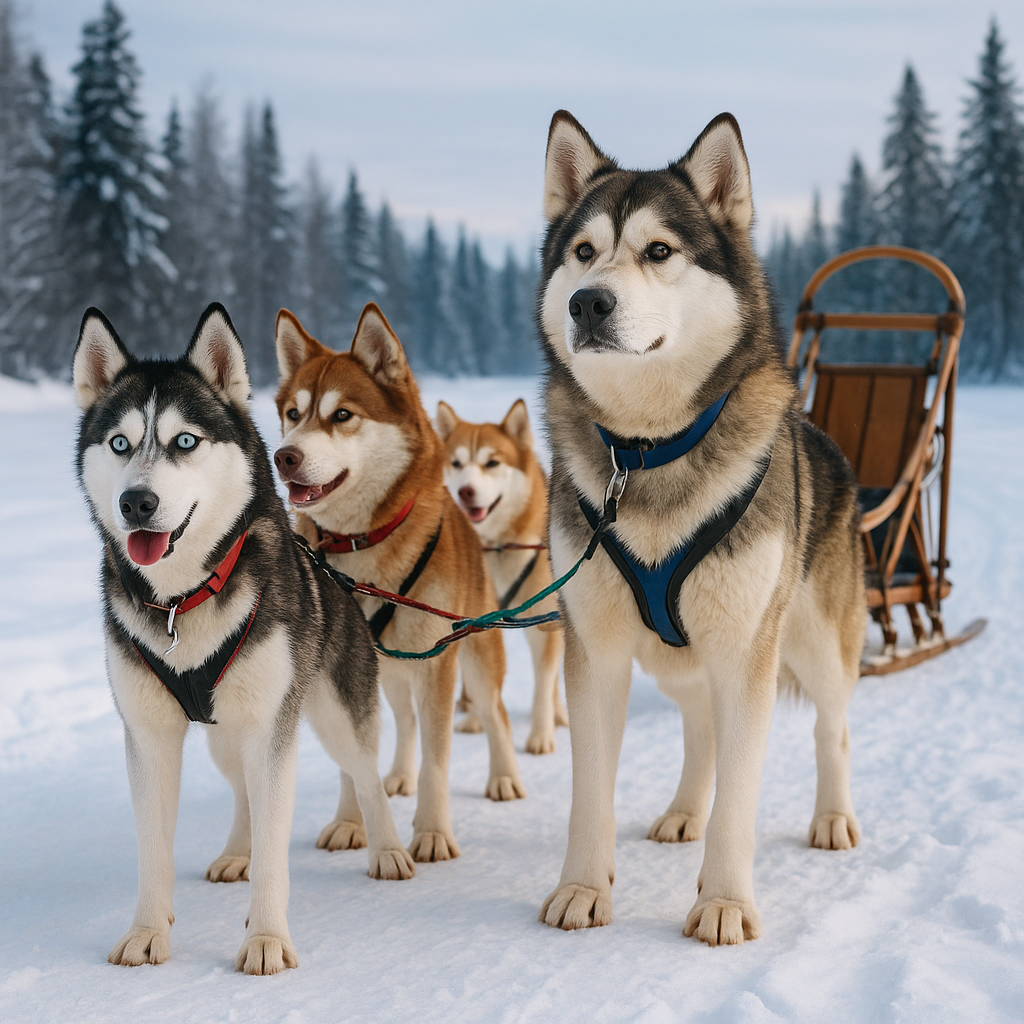 Sled Dogs: How They Originated and Which Breeds Were Involved