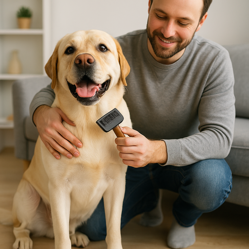 Ideal Brushing Frequency for Large Dog Breeds