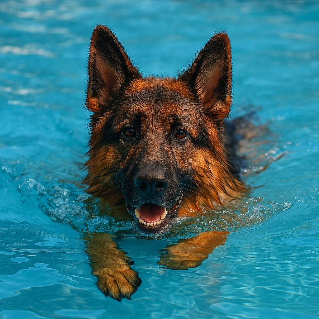 Caring for the Coat of Large Dogs That Love to Swim