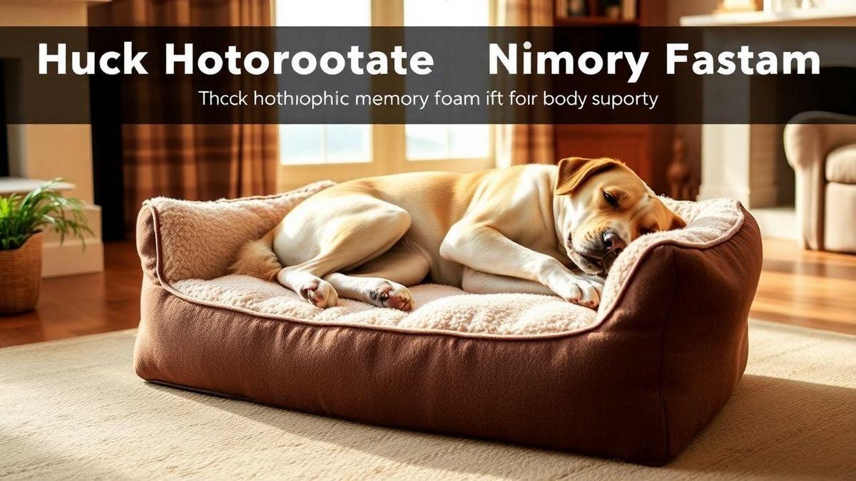 Best Beds for Senior Large Dogs: Comfort and Joint Support