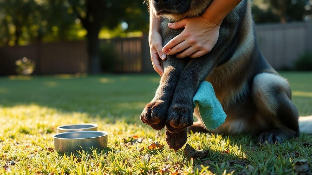 Cleaning Your Large Dog’s Paws After Walks: Tips to Prevent Infections