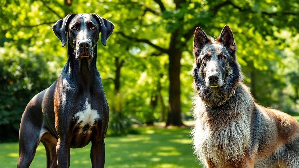 Great Dane vs Irish Wolfhound: Gentle Giants Face-Off