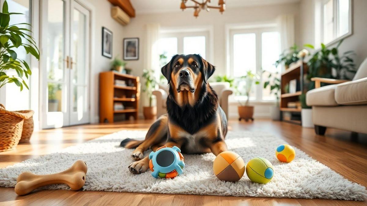 How to Keep a Bored Large Dog Busy Indoors