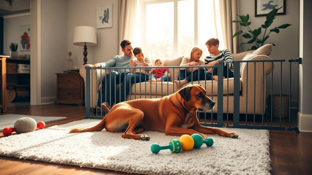 How to Set Boundaries with Your Large Dog Inside the House